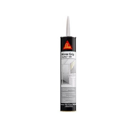 Sika Sikaflex 124 Mirror Grip Polyurethane Adhesive Gray 10.1oz Cartridge 535259